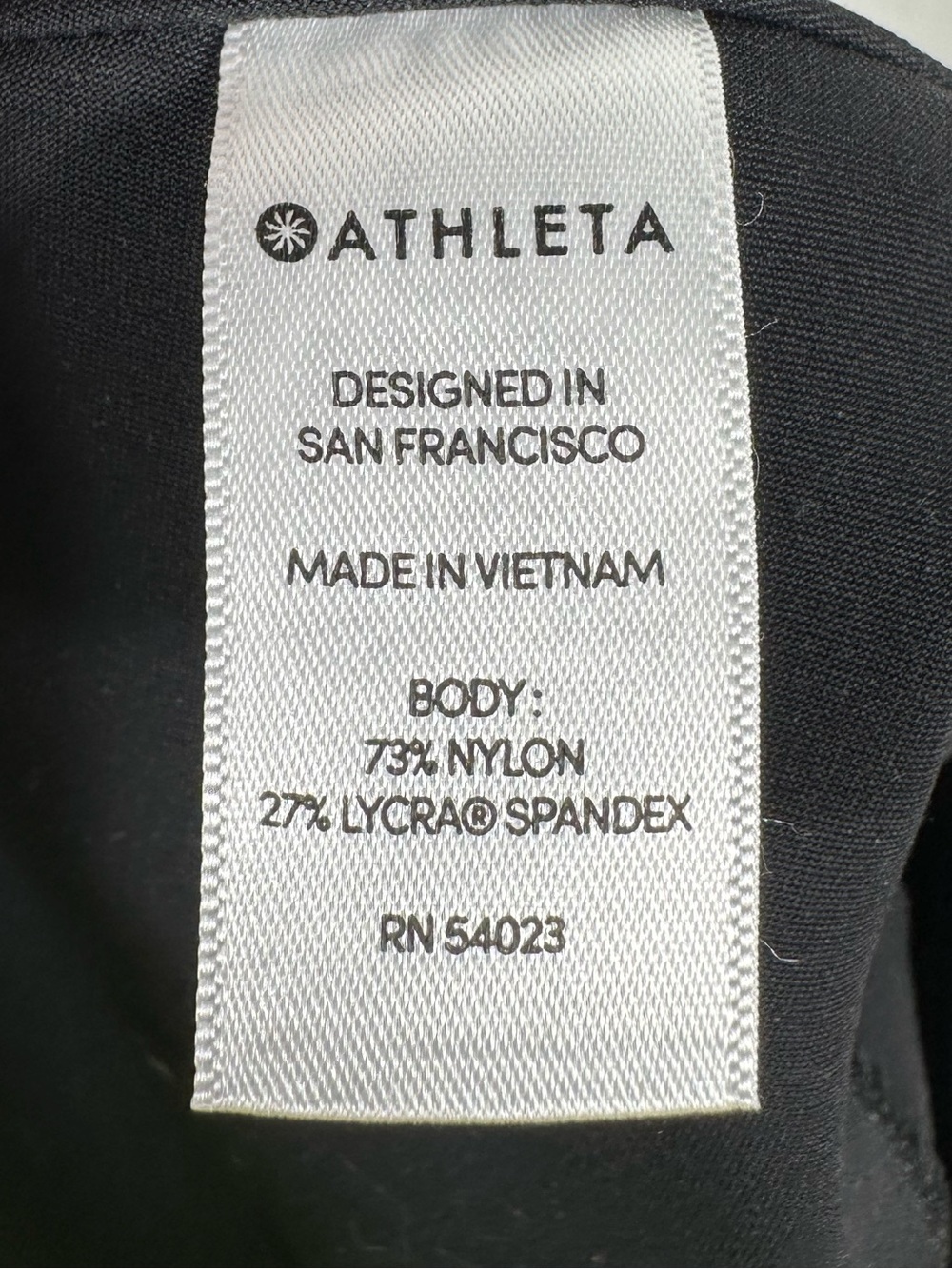 Athleta Stellar Tight Leggings Black High Rise Zip Pocket Women’s XSP - Picture 9 of 11